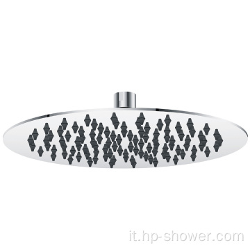 Soffione a cascata rotondo in acciaio inox da 10 &#39;&#39;